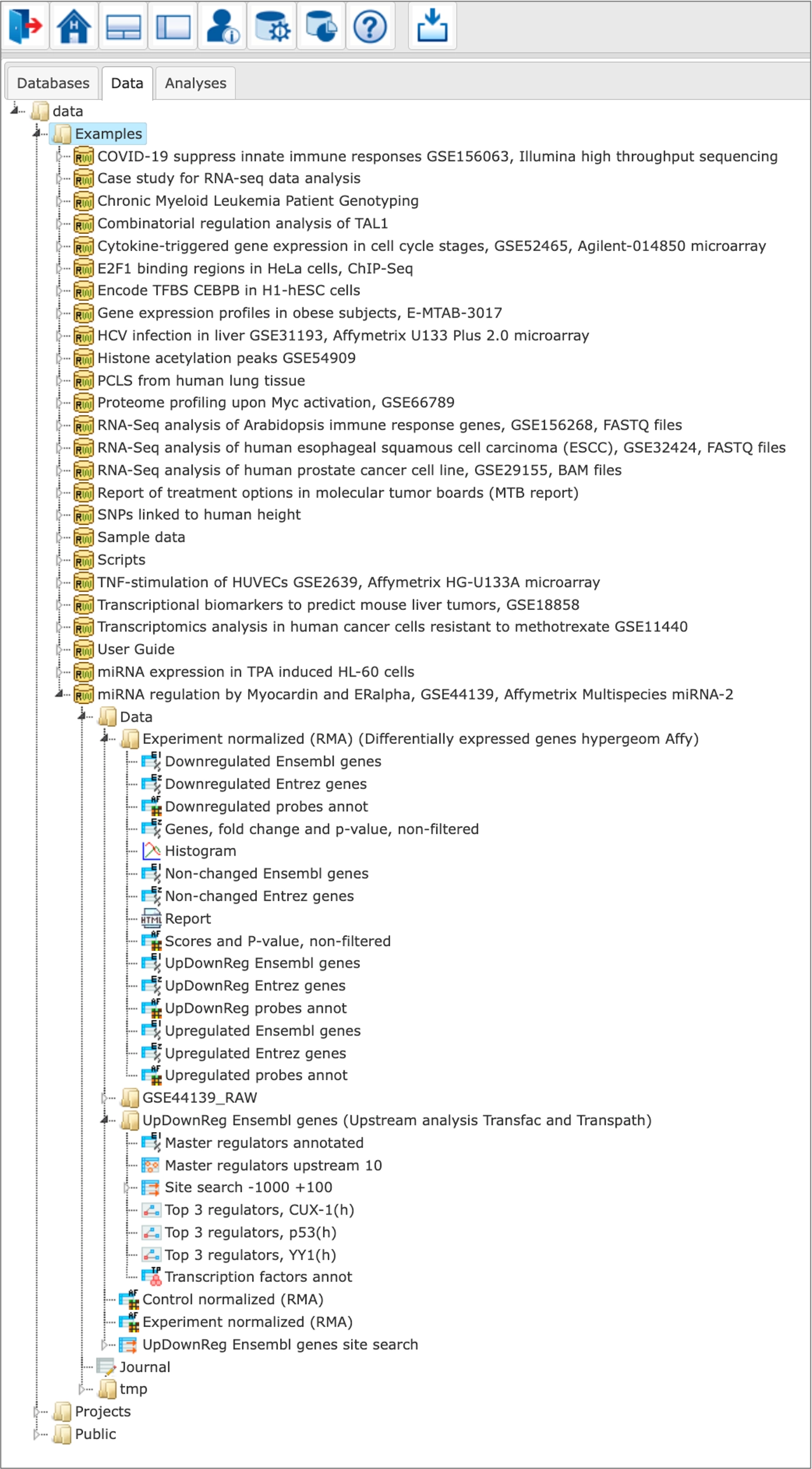 Examples Of The GeneXplain Platform